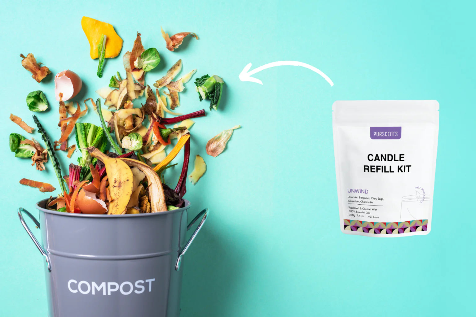 How to Prep Wax-Coated Compostable Pouches for Composting!