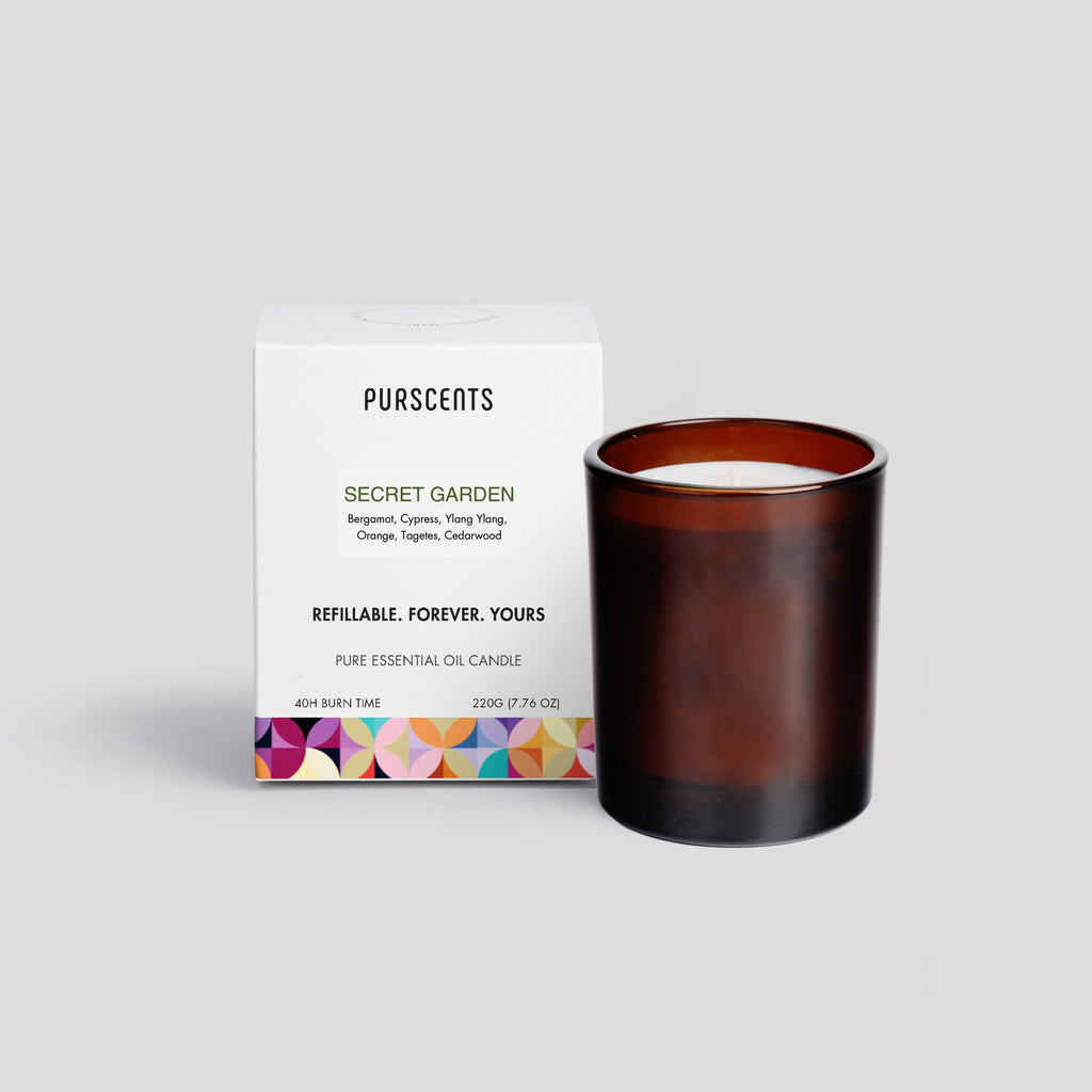 Refillable Candle - Umbr - Secret Garden image