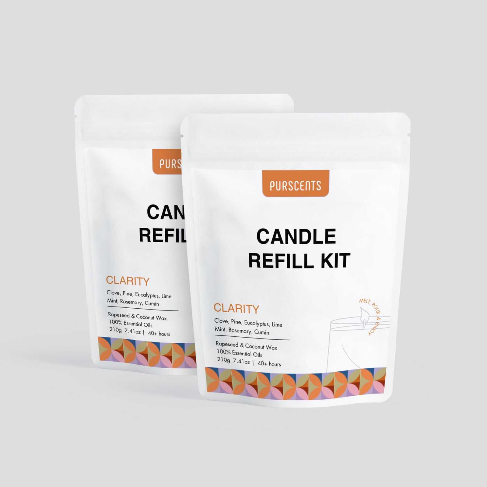 Melt & Pour Candle Refill Kit - Duos - Clarity image