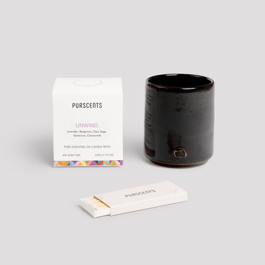 Candle Refill Starter Set - Ebony image 1