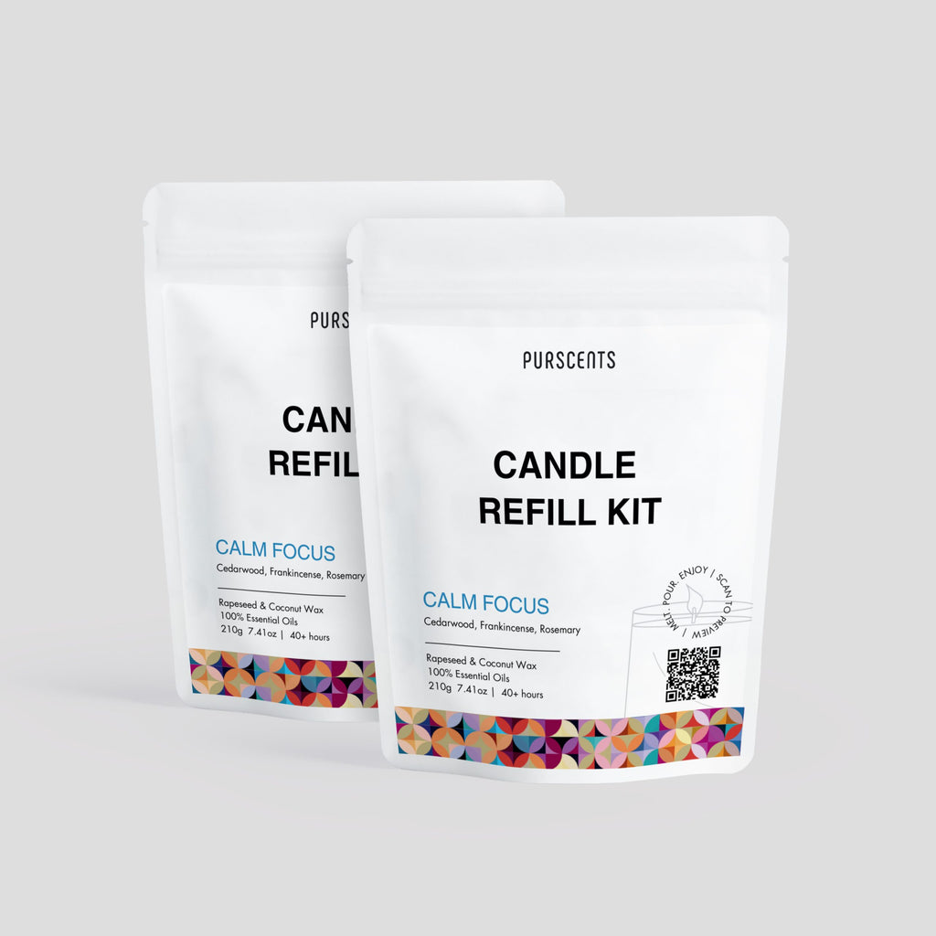 Melt & Pour Candle Refill Kit - Duos - Calm Focus image