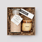 Luxury Invigorating Candle & Bath Salts Gift Set image 0